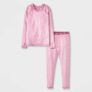 Conjunto de ropa térmica de 2 piezas para niñas talla 14 -All In Motion