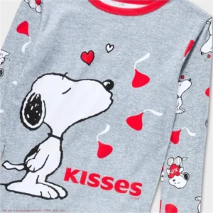 Alternative view of Conjunto de pijama de 2 piezas para niños talla 4 con diseño de Snoopy -Peanuts