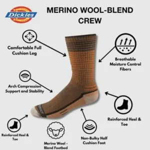 Alternative view of Paquete de 2 pares de calcetines para caballero talla 6/12 -Dickies