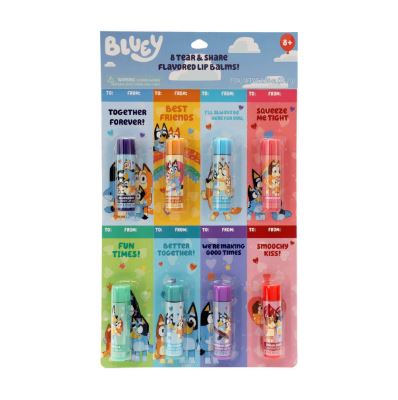 Paquete de 8 balzamos labiales de Bluey - Marca Bluey - Imagen 2
