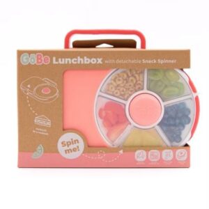 Alternative view of Lonchera recipiente con apartamento giratorio para snacks, color rosa - Marca GoBe