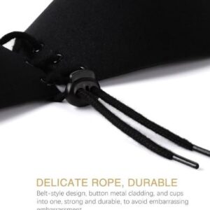 Alternative view of Brasier sin tirantes autoadhesivo, color negro, talla 32 B - Marca Sanipoe