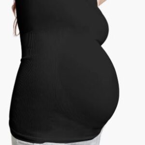 Alternative view of Camiseta de maternidad sin costuras con soporte y tela transpirable, talla S/M