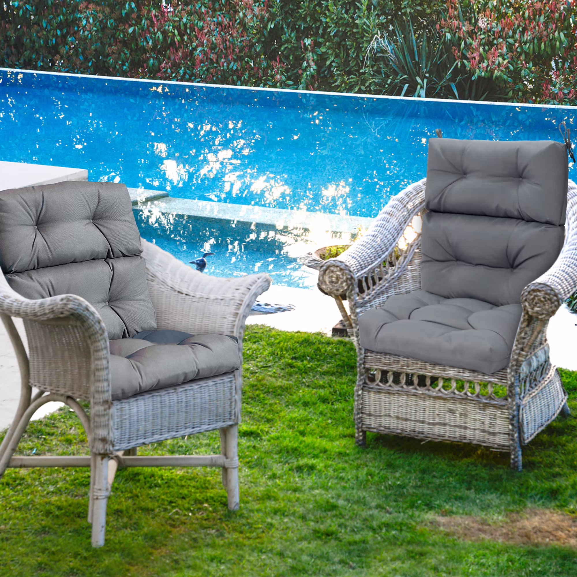 Cojín para Silla de Respaldo de 22''x44' marca Costway - Imagen 2