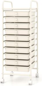 Carrito organizador de 10 cajones marca SlickBlue