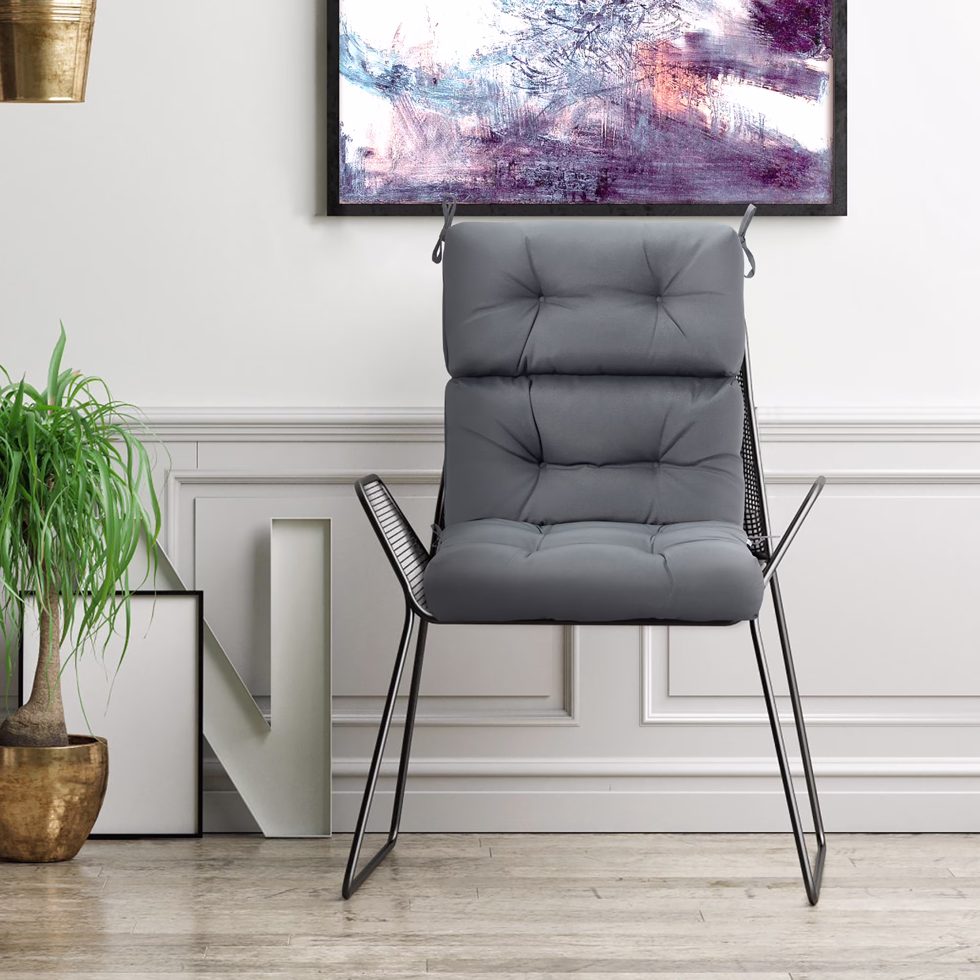 Cojín para Silla de Respaldo de 22''x44' marca Costway - Imagen 3