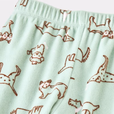 Conjunto de pijama de 2 piezas suave para niños talla 5 con diseño de perritos -Cat & Jack - Imagen 3