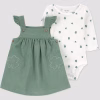 Conjunto de 2 piezas para bebé talla 3 meses de la marca Carter's