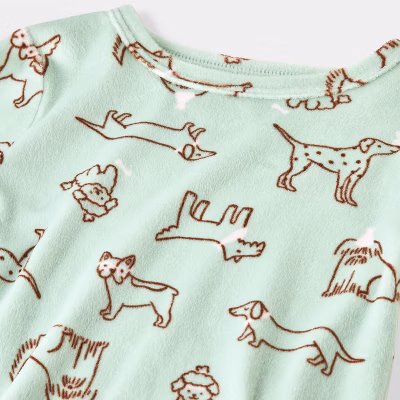 Conjunto de pijama de 2 piezas suave para niños talla 5 con diseño de perritos -Cat & Jack - Imagen 2