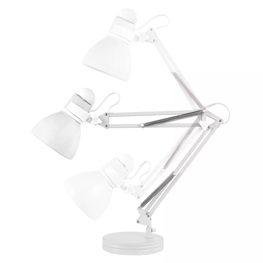 Lámpara de escritorio de 60 W con brazo articulado estilo arquitecto de 71 cm -Globe Electric - Imagen 6