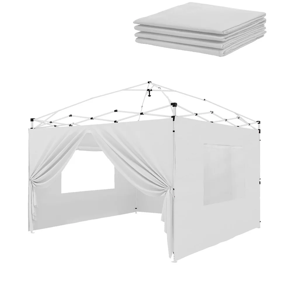 Paredes para carpa de 3x3 metros con protección UV color blanco -LinTimes