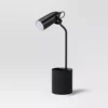 Lámpara de escritorio con bombilla LED integrada, color negro - Room Essentials