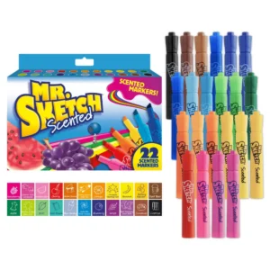 Set de 22 rotuladores perfumados con punta biselada -Mr. Sketch