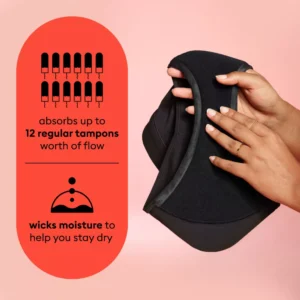 Alternative view of Calzon menstrual absorbente a prueba de fugas, talla S - Thinx