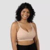 Sujetador manos libres para lactancia y extracción de leche talla XXL color beige -Kindred