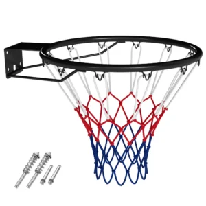 Aro de baloncesto de 18" con doble muelle y red -Costway