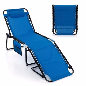 Camastro plegable portátil para patio Costway