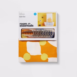 Cortina para baño de 72 x 72 in con diseño de sol y olas -Room Essentials