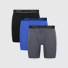 Paquete de 4 calzones tipo bóxer largo para caballero talla M - Hanes