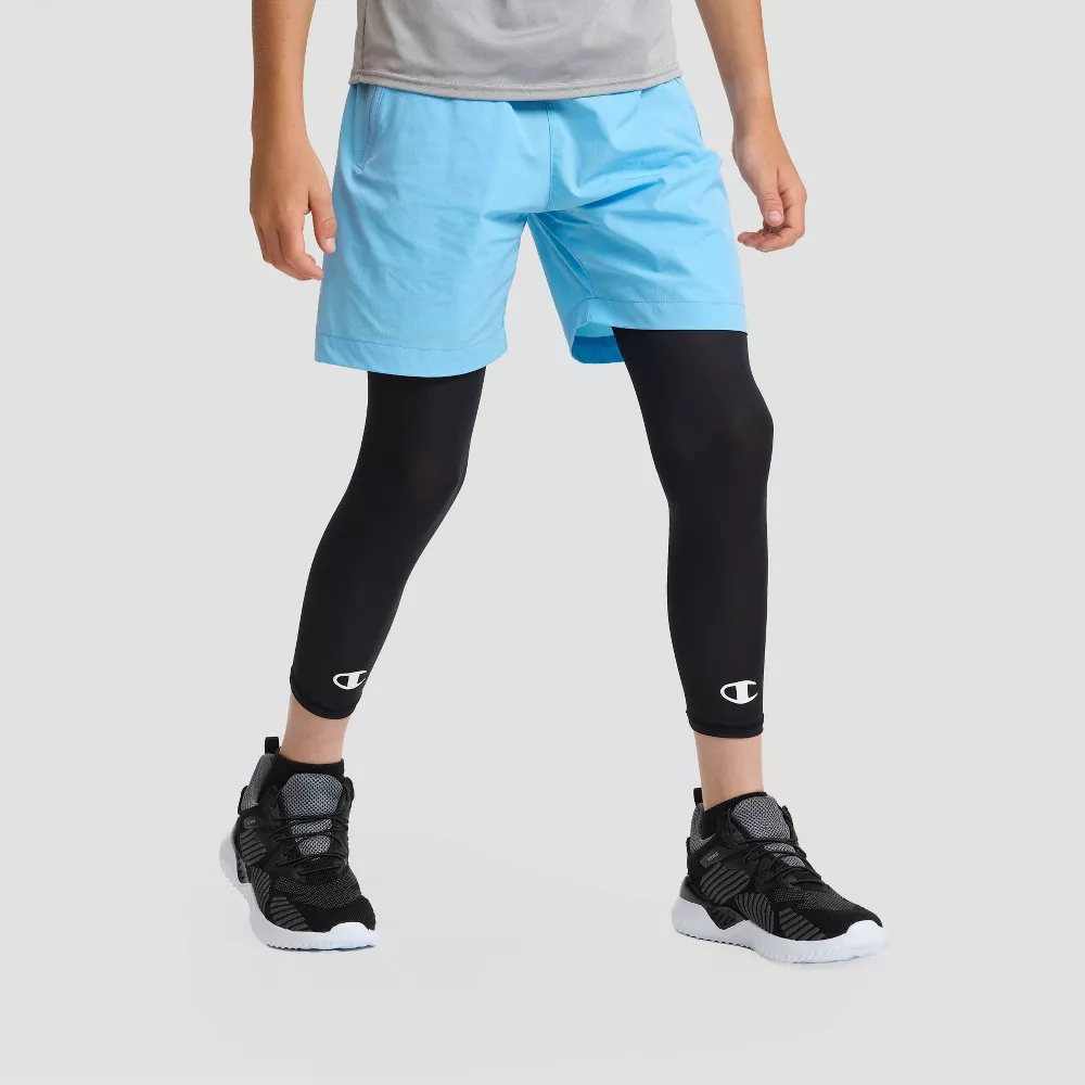 Paquete de 2 mangas para piernas, talla S/M para niños -Champion Momentum