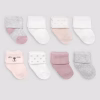 Paquete de 8 calcetines suaves para bebé talla 3 meses -Carter's