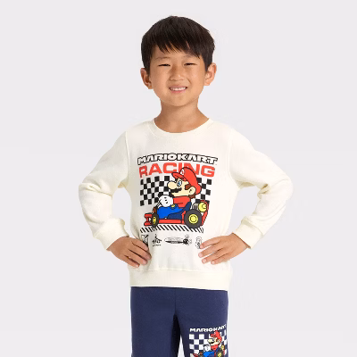 Conjunto de sudadera y pantalón de felpa de Mario Kart para niños talla 2 -Nintendo - Imagen 3