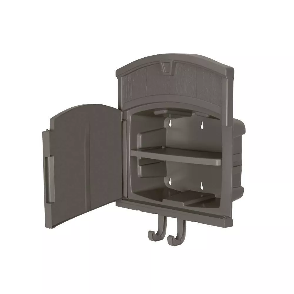 Soporte para manguera de 45 m (150 pies) de capacidad, color gris oscuro -Suncast