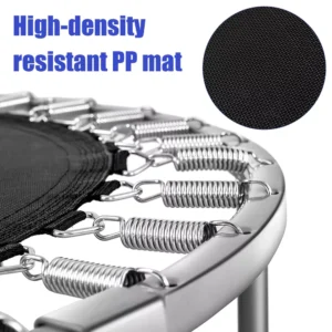 Alternative view of Trampolin plegable de 127 cm  para 2 personas con barandilla ajustable - Costway