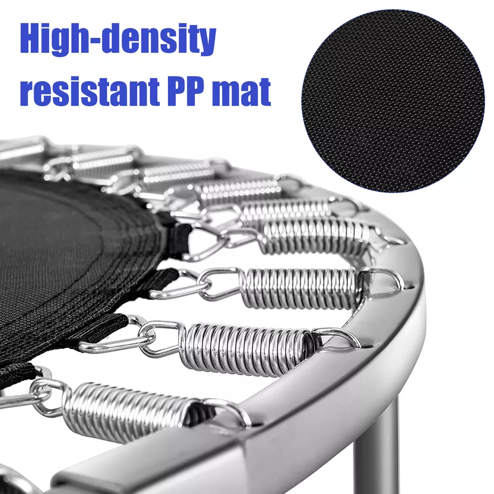 Trampolin plegable de 127 cm para 2 personas con barandilla ajustable - Costway - Imagen 2
