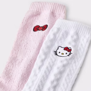 Alternative view of Paquete de 2 pares de calcetines para dama talla 9/11 -Hello Kitty