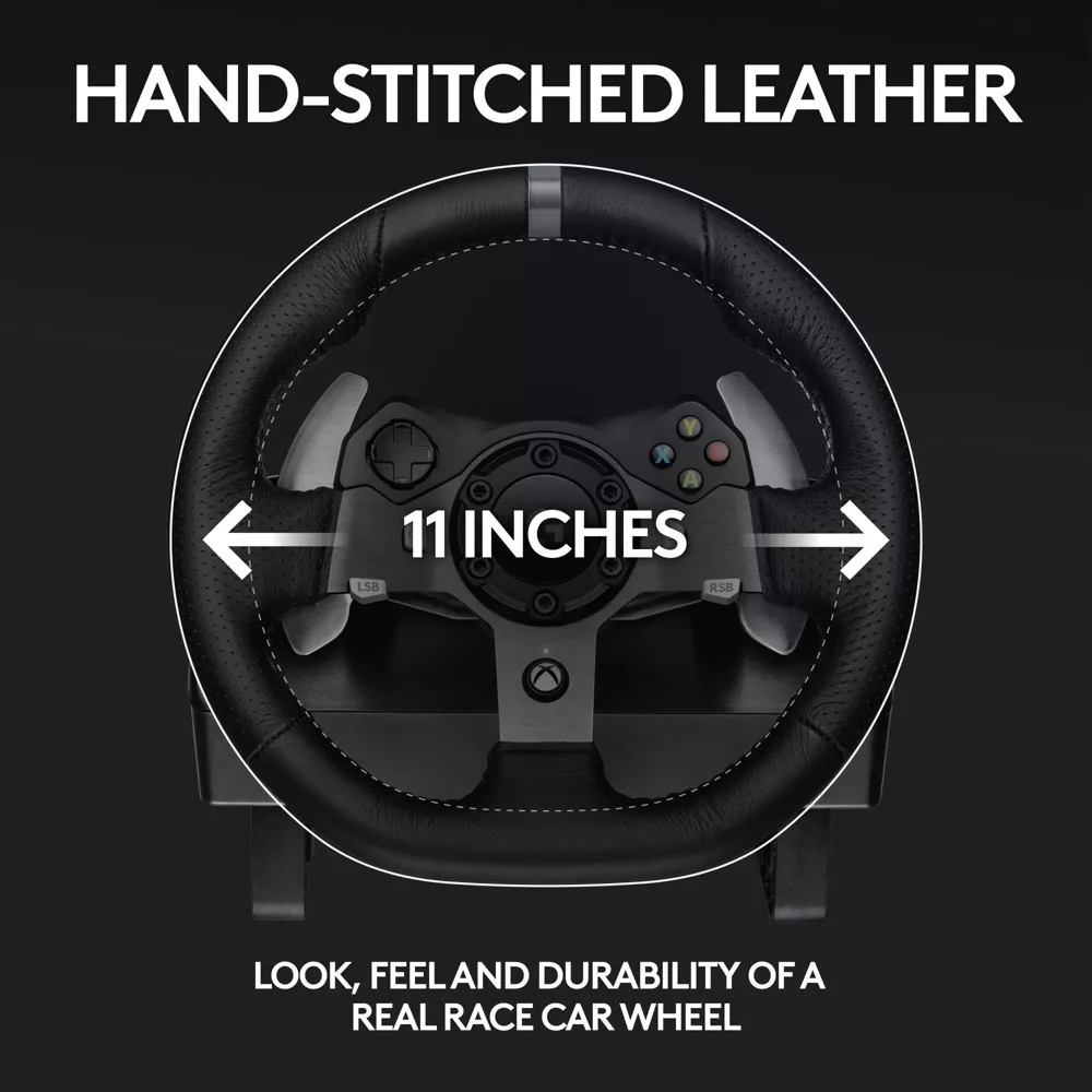 Volante y pedales de carreras modelo G920 para Xbox One y PC -Logitech - Imagen 5