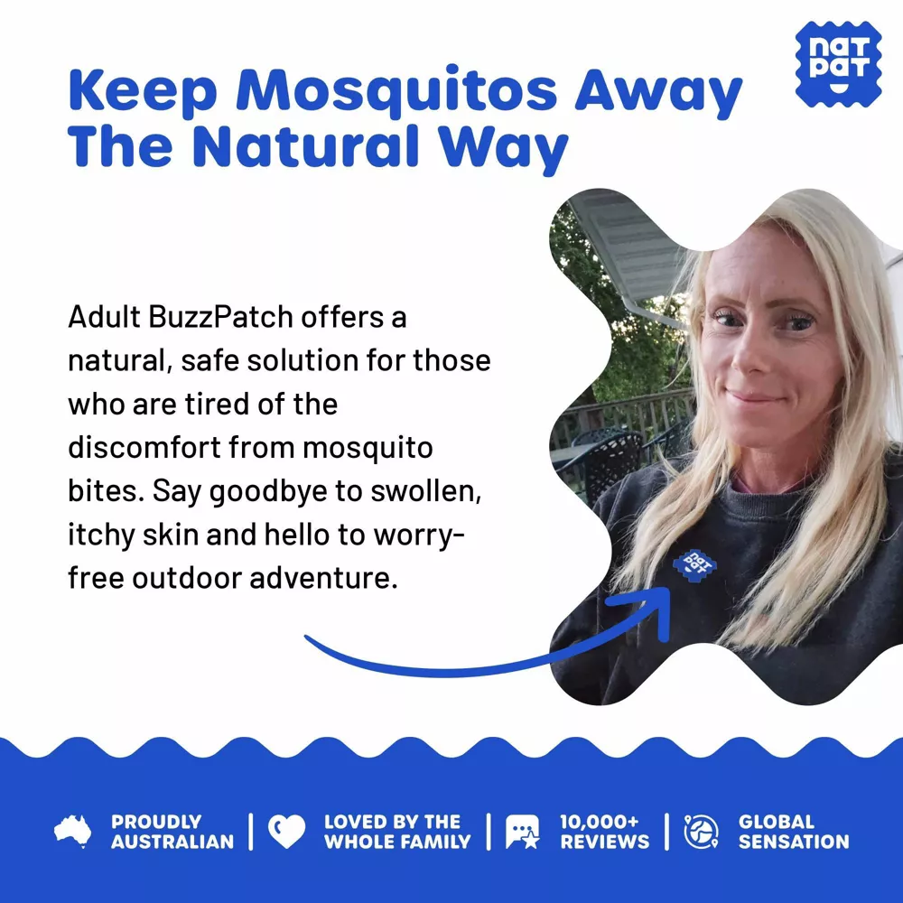 Paquete de 24 parches repelentes de mosquitos para adultos -NATPAT - Imagen 4