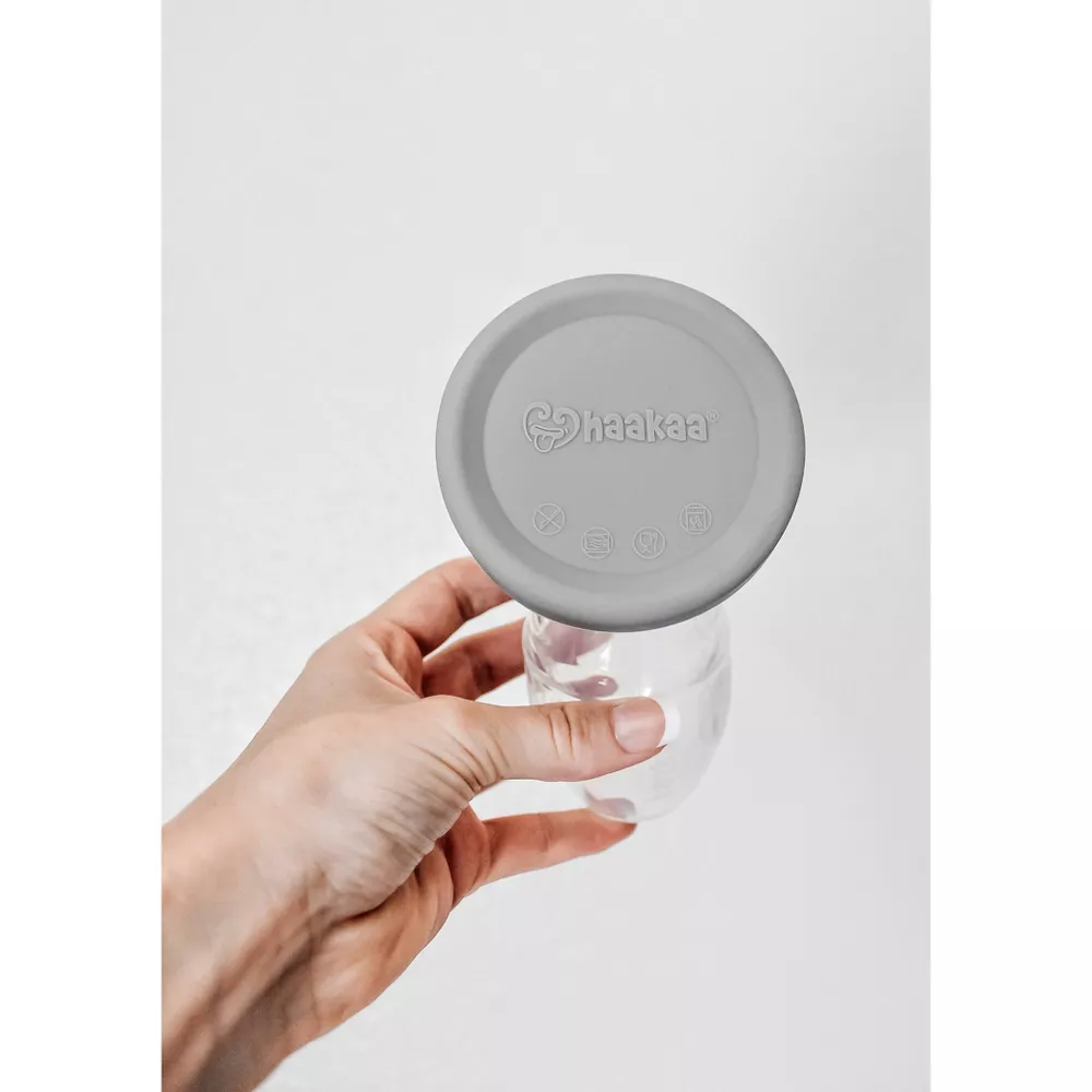Extractor de leche con base de succión y tapa antifugas de148ml -Haakaa - Imagen 3
