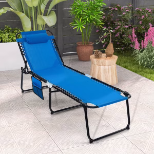 Alternative view of Camastro plegable portátil para patio Costway