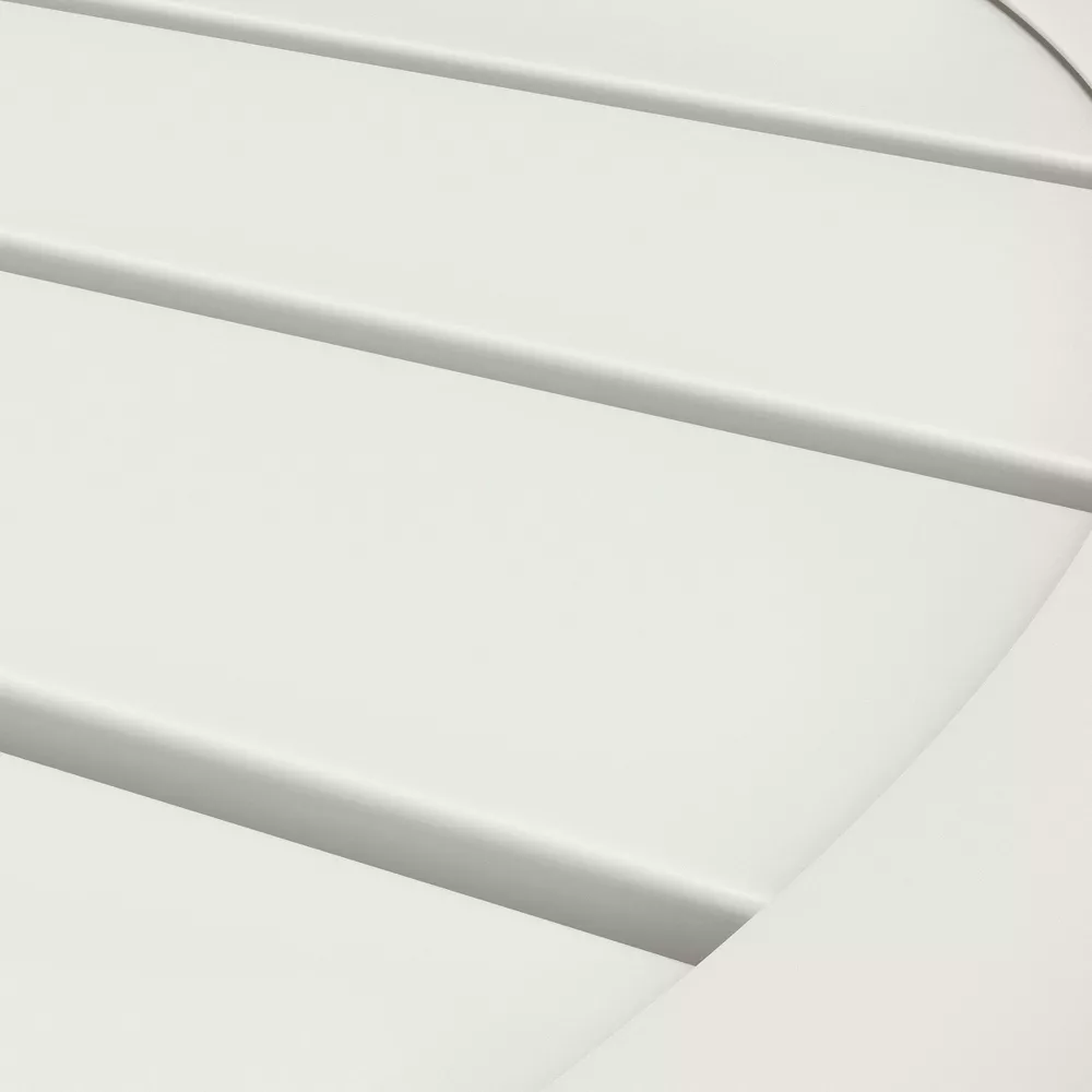 Mesa de bistró para patio con orificio para sombrilla, color blanco - Threshold - Imagen 2