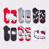 Paquete de 6 pares de calcetines para dama talla 4/10 -Hello Kitty