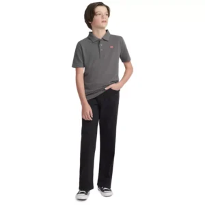 Pantalones corte recto holgado para niño talla 14 color negro -Levi's