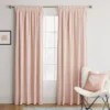 Par de paneles de cortina rosa jaspeada de 106 x 160 cm - Room Essentials