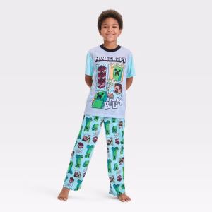 Pijama de 2 piezas para niño talla 6/7 con diseño de Minecraft