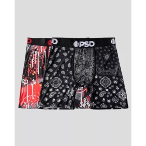 Paquete de 2 calzoncillos tipo bóxer para hombre, Talla M -PSD