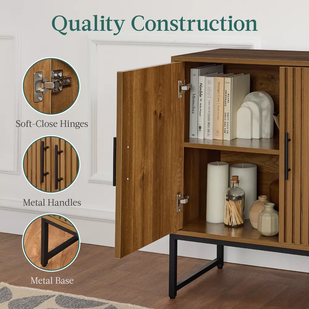 Mueble/Buffetera de 2 puertas con almohadillas antideslizantes -Best Choice - Imagen 3