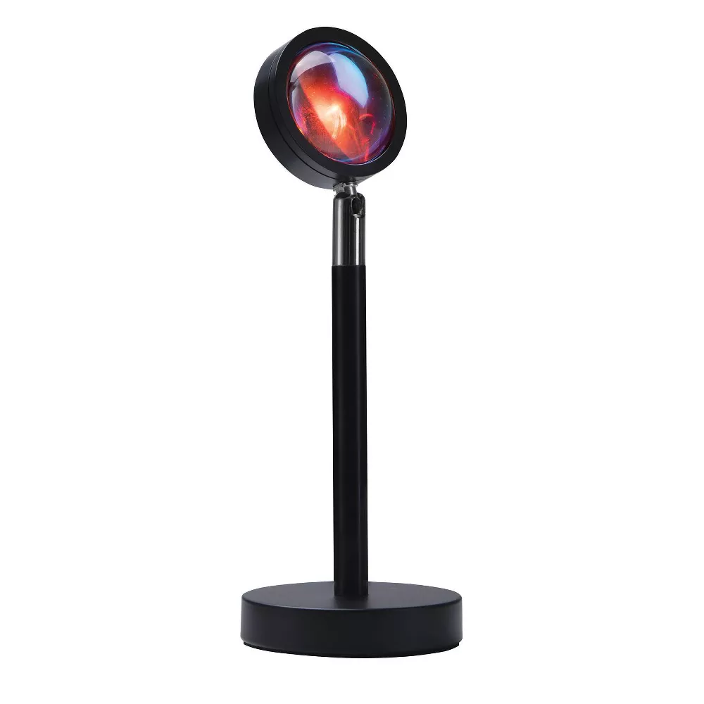 Proyector LED RGB con efecto atardecer y control remoto, color negro - West & Arrow - Imagen 2