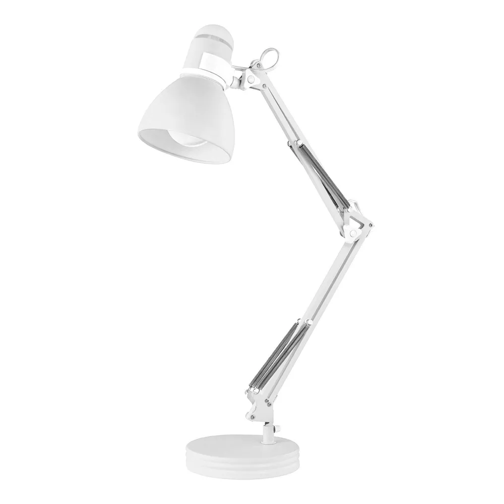 Lámpara de escritorio de 60 W con brazo articulado estilo arquitecto de 71 cm -Globe Electric