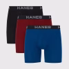 Paquete de 3 calzoncillos tipo bóxer para hombre talla L -Hanes