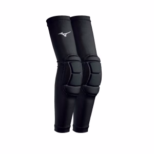 Mangas acolchadas para deportes talla L/XL unisex, color negro -Mizuno