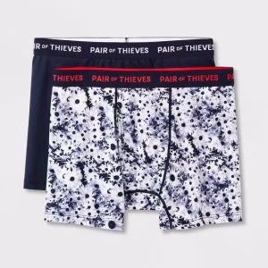 Paquete de 2 calzones tipo boxer para caballero talla S - Pair of Thieves
