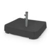 Base para sombrilla exterior de 90 kg, color negro  -Costway