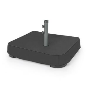 Base para sombrilla exterior de 90 kg, color negro  -Costway