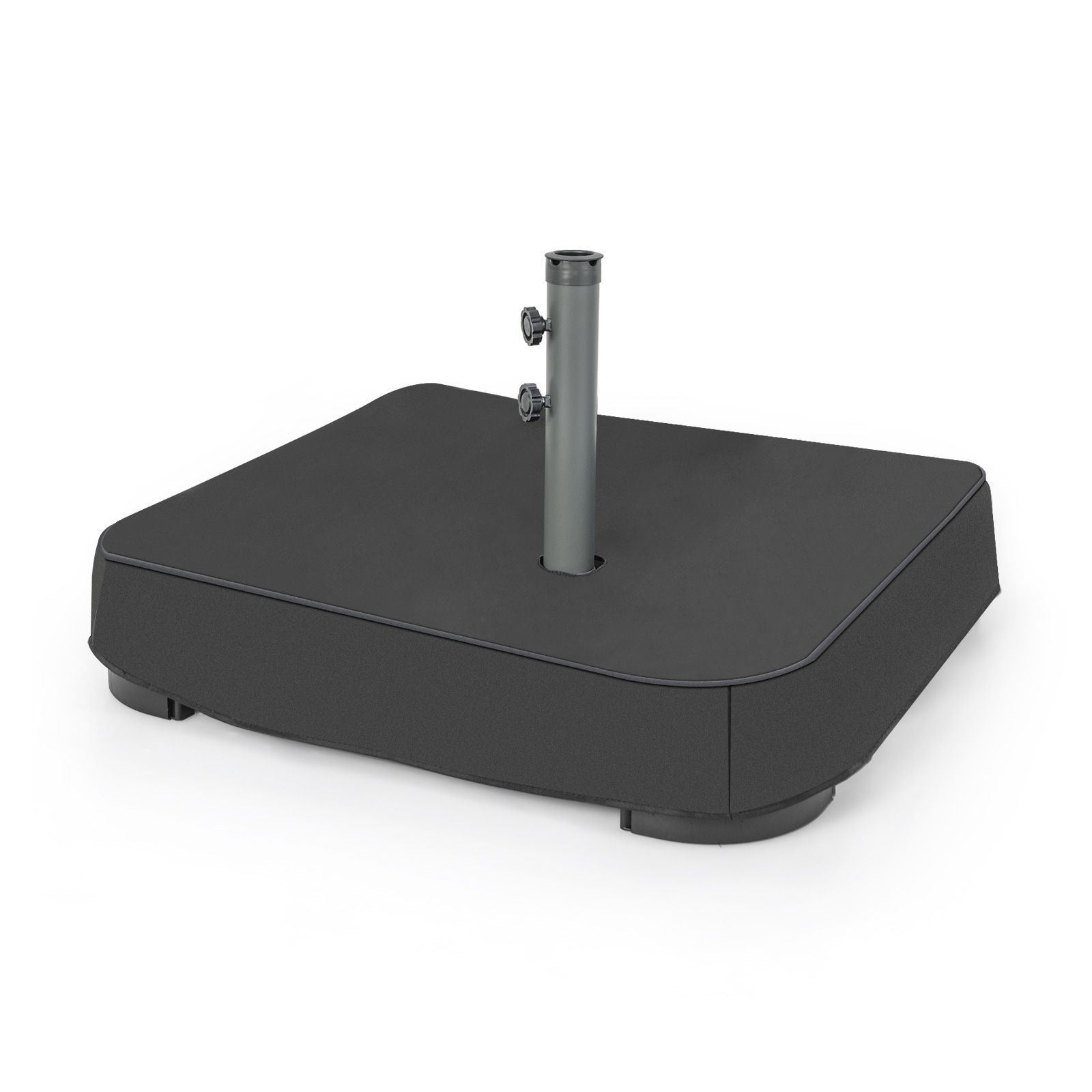 Base para sombrilla exterior de 90 kg, color negro -Costway