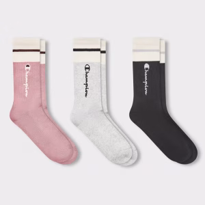 Paquete de 3 pares de calcetines deportivos para dama talla 4-10 - Champion